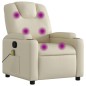 vidaXL Massagesessel Creme Kunstleder vidaXL Massagesessel Creme Kunstleder