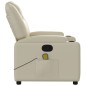 vidaXL Massagesessel Creme Kunstleder vidaXL Massagesessel Creme Kunstleder