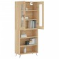 Highboard Sonoma-Eiche 69,5x34x180 cm Holzwerkstoff Highboard Sonoma-Eiche 69,5x34x180 cm Holzwerkstoff