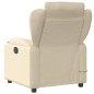 vidaXL Massagesessel Creme Stoff vidaXL Massagesessel Creme Stoff