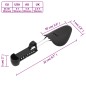 vidaXL Schuhspanner 5 Paar Schwarz EU 35-38 Kunststoff vidaXL Schuhspanner 5 Paar Schwarz EU 35-38 Kunststoff
