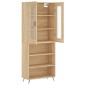 Highboard Sonoma-Eiche 69,5x34x180 cm Holzwerkstoff Highboard Sonoma-Eiche 69,5x34x180 cm Holzwerkstoff