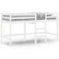 vidaXL Kinderhochbett mit Leiter Weiß 90x200 cm Massivholz Kiefer vidaXL Kinderhochbett mit Leiter Weiß 90x200 cm Massivholz Kiefer