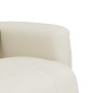 vidaXL Massagesessel mit Fußteil Creme Kunstleder vidaXL Massagesessel mit Fußteil Creme Kunstleder