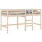 vidaXL Kinderhochbett mit Leiter 90x190 cm Massivholz Kiefer vidaXL Kinderhochbett mit Leiter 90x190 cm Massivholz Kiefer