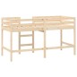 vidaXL Kinderhochbett mit Leiter 90x190 cm Massivholz Kiefer vidaXL Kinderhochbett mit Leiter 90x190 cm Massivholz Kiefer