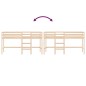 vidaXL Kinderhochbett mit Leiter 90x190 cm Massivholz Kiefer vidaXL Kinderhochbett mit Leiter 90x190 cm Massivholz Kiefer