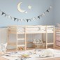 vidaXL Kinderhochbett mit Leiter 90x190 cm Massivholz Kiefer vidaXL Kinderhochbett mit Leiter 90x190 cm Massivholz Kiefer