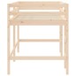 vidaXL Kinderhochbett mit Leiter 90x190 cm Massivholz Kiefer vidaXL Kinderhochbett mit Leiter 90x190 cm Massivholz Kiefer