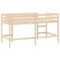 vidaXL Kinderhochbett mit Leiter 90x190 cm Massivholz Kiefer vidaXL Kinderhochbett mit Leiter 90x190 cm Massivholz Kiefer