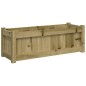 vidaXL Pflanzkübel 90x31x31 cm Kiefernholz Imprägniert vidaXL Pflanzkübel 90x31x31 cm Kiefernholz Imprägniert