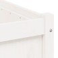 vidaXL Pflanzkübel 2 Stk. Weiß Massivholz Kiefer vidaXL Pflanzkübel 2 Stk. Weiß Massivholz Kiefer