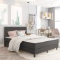 vidaXL Boxspringbett Dunkelgrau Stoff 180x200 cm vidaXL Boxspringbett Dunkelgrau Stoff 180x200 cm