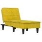 vidaXL Chaiselongue Gelb Samt vidaXL Chaiselongue Gelb Samt