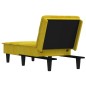 vidaXL Chaiselongue Gelb Samt vidaXL Chaiselongue Gelb Samt
