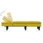 vidaXL Chaiselongue Gelb Samt vidaXL Chaiselongue Gelb Samt