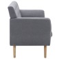 vidaXL 3-Sitzer-Sofa Stoff 172x70x82 cm Hellgrau vidaXL 3-Sitzer-Sofa Stoff 172x70x82 cm Hellgrau