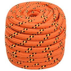 vidaXL Bootsseil Orange 20 mm 25 m Polypropylen