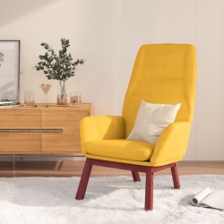 vidaXL Relaxsessel Senfgelb Stoff
