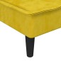 vidaXL Schlafsofa in L-Form Gelb 255x140x70 cm Samt vidaXL Schlafsofa in L-Form Gelb 255x140x70 cm Samt