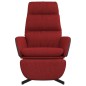 vidaXL Relaxsessel mit Fußstütze Weinrot Stoff vidaXL Relaxsessel mit Fußstütze Weinrot Stoff