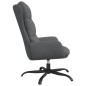 vidaXL Relaxsessel mit Hocker Hellgrau Stoff vidaXL Relaxsessel mit Hocker Hellgrau Stoff