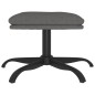vidaXL Relaxsessel mit Hocker Hellgrau Stoff vidaXL Relaxsessel mit Hocker Hellgrau Stoff