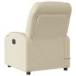 vidaXL Massagesessel Creme Stoff vidaXL Massagesessel Creme Stoff