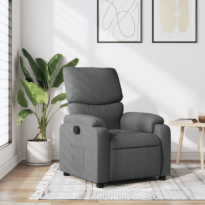 vidaXL Relaxsessel Dunkelgrau Stoff vidaXL Relaxsessel Dunkelgrau Stoff