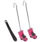 vidaXL Stiefelspanner mit Schuhanzieher Rosa EU 34-40 Kunststoff vidaXL Stiefelspanner mit Schuhanzieher Rosa EU 34-40 Kunststoff