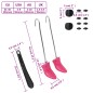 vidaXL Stiefelspanner mit Schuhanzieher Rosa EU 34-40 Kunststoff vidaXL Stiefelspanner mit Schuhanzieher Rosa EU 34-40 Kunststoff