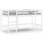 vidaXL Kinderhochbett mit Leiter Weiß 80x200 cm Massivholz Kiefer vidaXL Kinderhochbett mit Leiter Weiß 80x200 cm Massivholz Kiefer