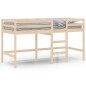 vidaXL Kinderhochbett mit Leiter 90x200 cm Massivholz Kiefer vidaXL Kinderhochbett mit Leiter 90x200 cm Massivholz Kiefer