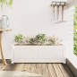 vidaXL Pflanzkübel Weiß 90x31x31 cm Massivholz Kiefer vidaXL Pflanzkübel Weiß 90x31x31 cm Massivholz Kiefer