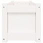 vidaXL Pflanzkübel Weiß 90x31x31 cm Massivholz Kiefer vidaXL Pflanzkübel Weiß 90x31x31 cm Massivholz Kiefer