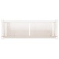 vidaXL Pflanzkübel Weiß 90x31x31 cm Massivholz Kiefer vidaXL Pflanzkübel Weiß 90x31x31 cm Massivholz Kiefer