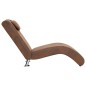 vidaXL Chaiselongue mit Kissen Braun Wildleder-Optik vidaXL Chaiselongue mit Kissen Braun Wildleder-Optik