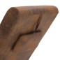 vidaXL Chaiselongue mit Kissen Braun Wildleder-Optik vidaXL Chaiselongue mit Kissen Braun Wildleder-Optik