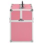 vidaXL Kosmetikkoffer 37 x 24 x 35 cm Rosa Aluminium vidaXL Kosmetikkoffer 37 x 24 x 35 cm Rosa Aluminium