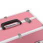 vidaXL Kosmetikkoffer 37 x 24 x 35 cm Rosa Aluminium vidaXL Kosmetikkoffer 37 x 24 x 35 cm Rosa Aluminium