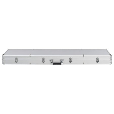 vidaXL Waffenkoffer Silbern 134×35×12 cm Aluminium