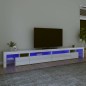 vidaXL TV-Schrank mit LED-Leuchten Hochglanz-Weiß 290x36,5x40 cm vidaXL TV-Schrank mit LED-Leuchten Hochglanz-Weiß 290x36,5x40 cm