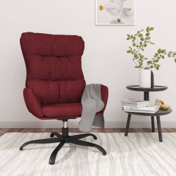 vidaXL Relaxsessel Weinrot Stoff