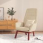 vidaXL Relaxsessel Creme Stoff vidaXL Relaxsessel Creme Stoff