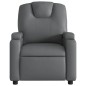 vidaXL Massagesessel Grau Kunstleder vidaXL Massagesessel Grau Kunstleder