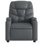 vidaXL Massagesessel Grau Kunstleder vidaXL Massagesessel Grau Kunstleder
