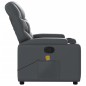 vidaXL Massagesessel Grau Kunstleder vidaXL Massagesessel Grau Kunstleder