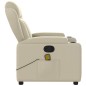 vidaXL Massagesessel Creme Kunstleder vidaXL Massagesessel Creme Kunstleder