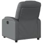 vidaXL Relaxsessel Grau Kunstleder vidaXL Relaxsessel Grau Kunstleder