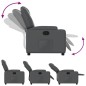 vidaXL Relaxsessel Grau Kunstleder vidaXL Relaxsessel Grau Kunstleder